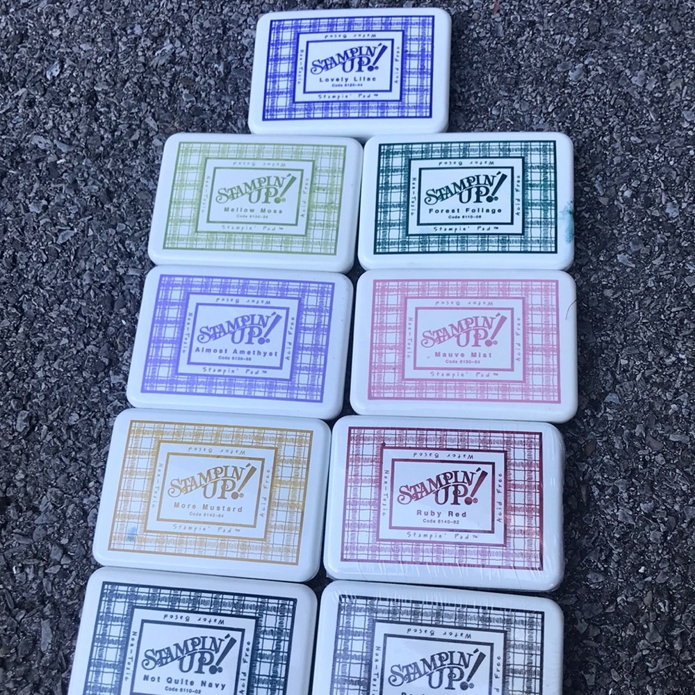 Stampin Up! Ink set of 9